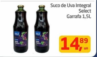 Tenda Atacado Suco de uva integral select garrafa 1,5l oferta