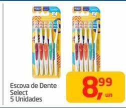 Tenda Atacado Escova de dente select 5 unidades oferta