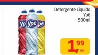 Tenda Atacado Detergente líquido ypê 500ml oferta