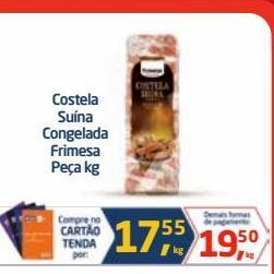 Tenda Atacado Costela suína congelada frimesa kg oferta