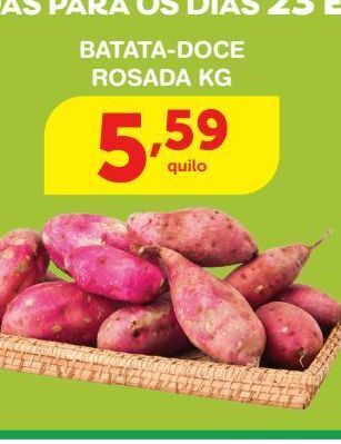 Roldão Batata doce rosada kg oferta