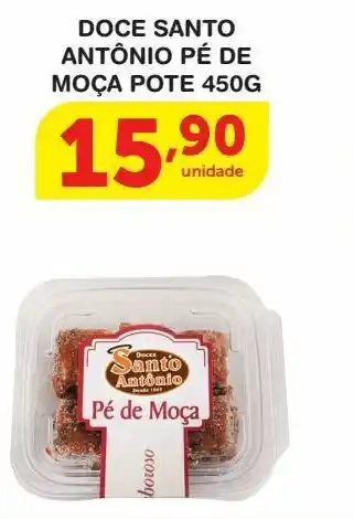 Roldão Doce santo antônio pé de moça pote 450g oferta