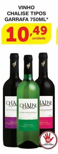 Roldão Vinho chalise tipos garrafa 750ml oferta