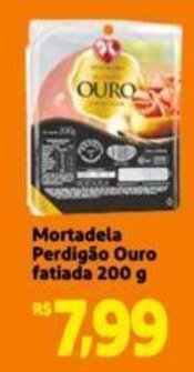 Extra Supermercado Mortadela Perdigão Ouro fatiada 200 g oferta