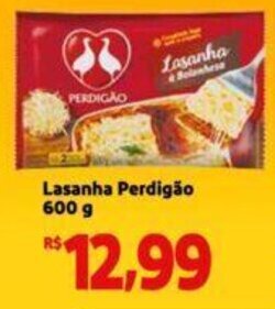 Extra Supermercado Lasanha Perdigão 600 g oferta