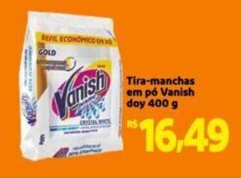 Extra Supermercado Tira-manchas em pó Vanish doy 400 g oferta