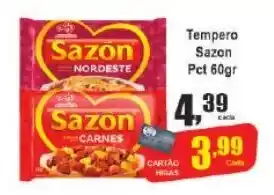 Higa's Supermercado Tempero Sazón Pct 60gr oferta