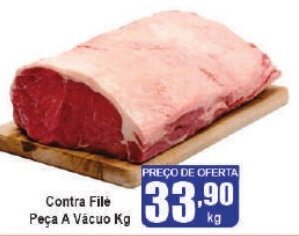 Higa's Supermercado Contra File Peça A Vácuo Kg oferta