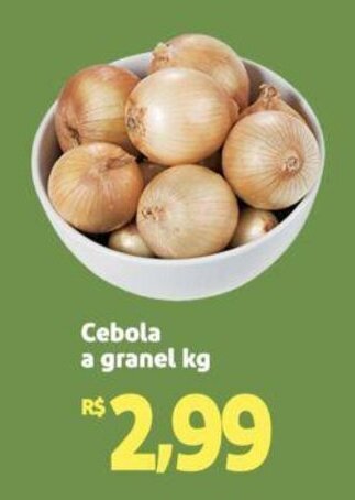 Extra Supermercado Cebola a granel kg oferta