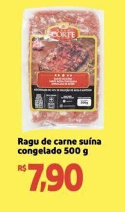Extra Supermercado Ragu de carne suína congelado 500 g oferta