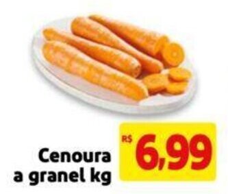 Extra Supermercado Cenoura a granel kg oferta