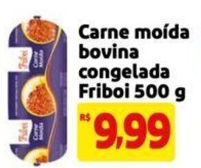 Extra Supermercado Carne moída bovina congelada Friboi 500 g oferta