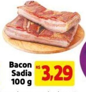 Extra Supermercado Bacon Sadia 100g oferta