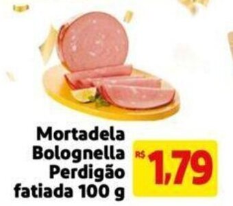 Extra Supermercado Mortadela Bolognella Perdigão fatiada 100 g oferta