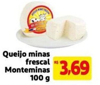 Extra Supermercado Queijo minas frescal Monteminas 100g oferta