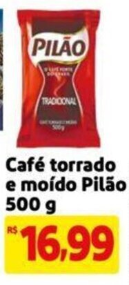 Extra Supermercado Café torrado e moído Pilão 500 g oferta