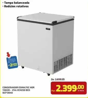 Macavi CONSERVADOR ESMALTEC HOR 118228 - 214L ECH250 BCO oferta