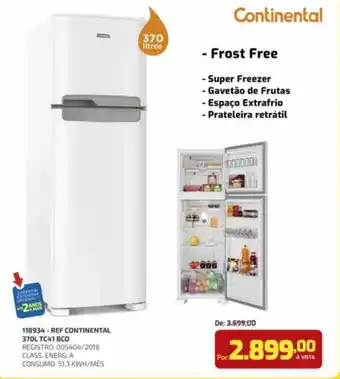 Macavi 118934-REF CONTINENTAL 370L TC41 BCO oferta