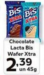 Supermercados Tauste Chocolate Lacta Bis Wafer Xtra un 45g oferta