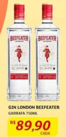 Assaí Atacadista GIN LONDON BEEFEATER GARRAFA 750ML oferta