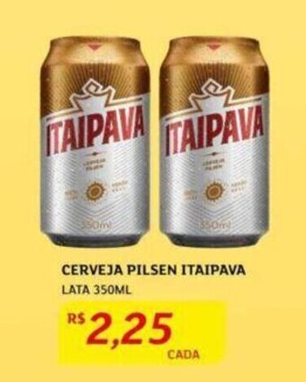 Assaí Atacadista CERVEJA PILSEN ITAIPAVA LATA 350ML oferta