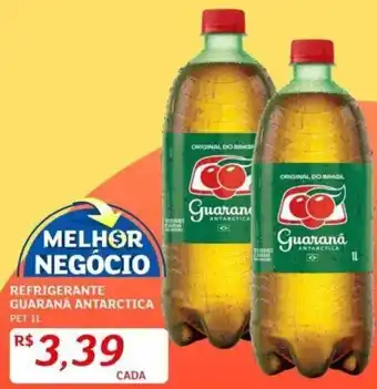 Assaí Atacadista REFRIGERANTE GUARANÁ ANTARCTICA PET 1L oferta