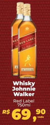 Mix Mateus Whisky Johnnie Walker Red Label 750ml oferta