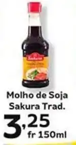Supermercados Tauste Molho de Soja Sakura Trad. fr 150ml oferta