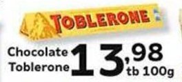 Chocolate Toblerone, tb 100g