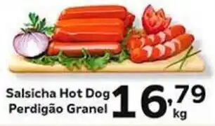 Supermercados Tauste Salsicha Hot Dog Perdigão Granel kg oferta