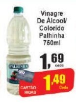 Higa's Supermercado Vinagre De Álcool/ Colorido Palhinha 750ml oferta