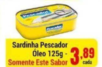 Sardinha Pescador Oleo 125g