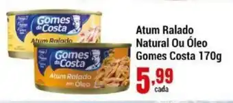 Negreiros Atum Ralado Natural One Oleo Gomes Costa 170g oferta