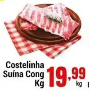 Negreiros Costelinha Suina Cong. 1kg oferta