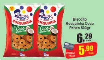 Higa's Supermercado Biscoito Rosquinha Coco Panco 500gr oferta