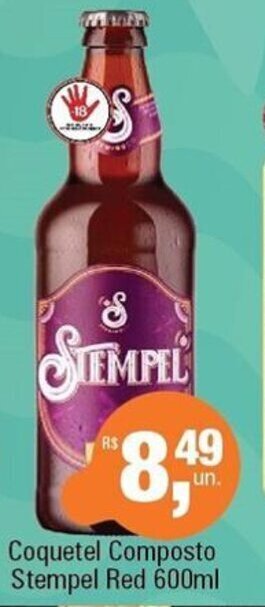 Coquetel Composto Stempel Red 600ml