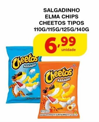 Salgadinhos elma chips cheetos tipos 110g/115g/125g/140g