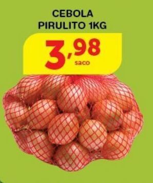 Roldão Cebola pirulito 1kg oferta