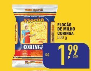 Mercantil Rodrigues Flocão de milho coringa 500g oferta