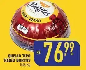 Queijo reino buritis lata kg