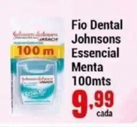 Fio Dental Johnsons Essencial Menta 100mts