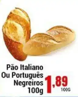 Negreiros Pao Italiano Ou Portugues Negreiros 100g oferta