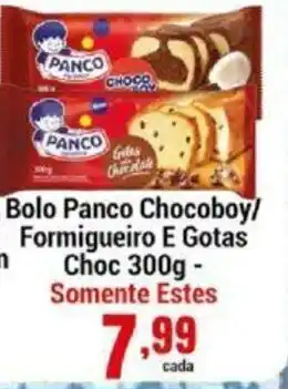 Negreiros Bolo Panco Chocoboy/ Formigueiro E Gotas Choc 300g oferta