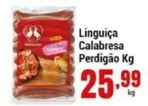 Negreiros Linguica calabresa Perdigao 1kg oferta