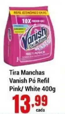 Negreiros Tira Manchas Vanish po Refil Pink/ White 400g oferta