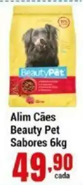 Negreiros Alim Caes Beauty Pet Sabores 6kg oferta