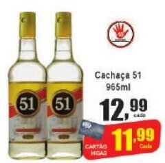 Cachaça 51 965ml