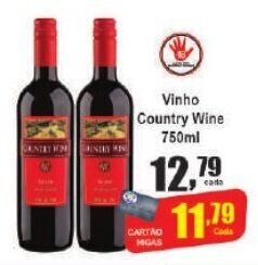 Higa's Supermercado Vinho Country Wine 750ml oferta