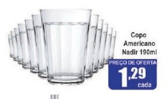 Higa's Supermercado Copo Americano Nadir 190ml oferta