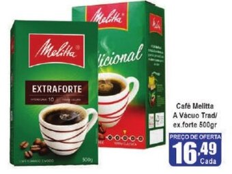 Higa's Supermercado Café Melitta A Vácuo Trad/ ex.forte 500gr oferta